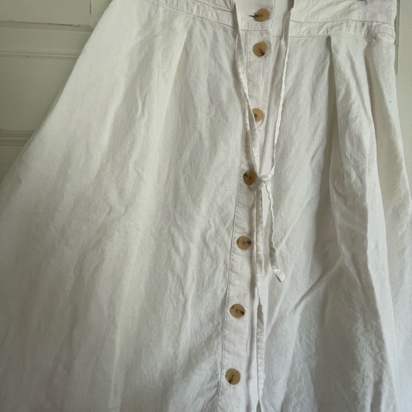 Linen blend skirt - Picture 2 of 5